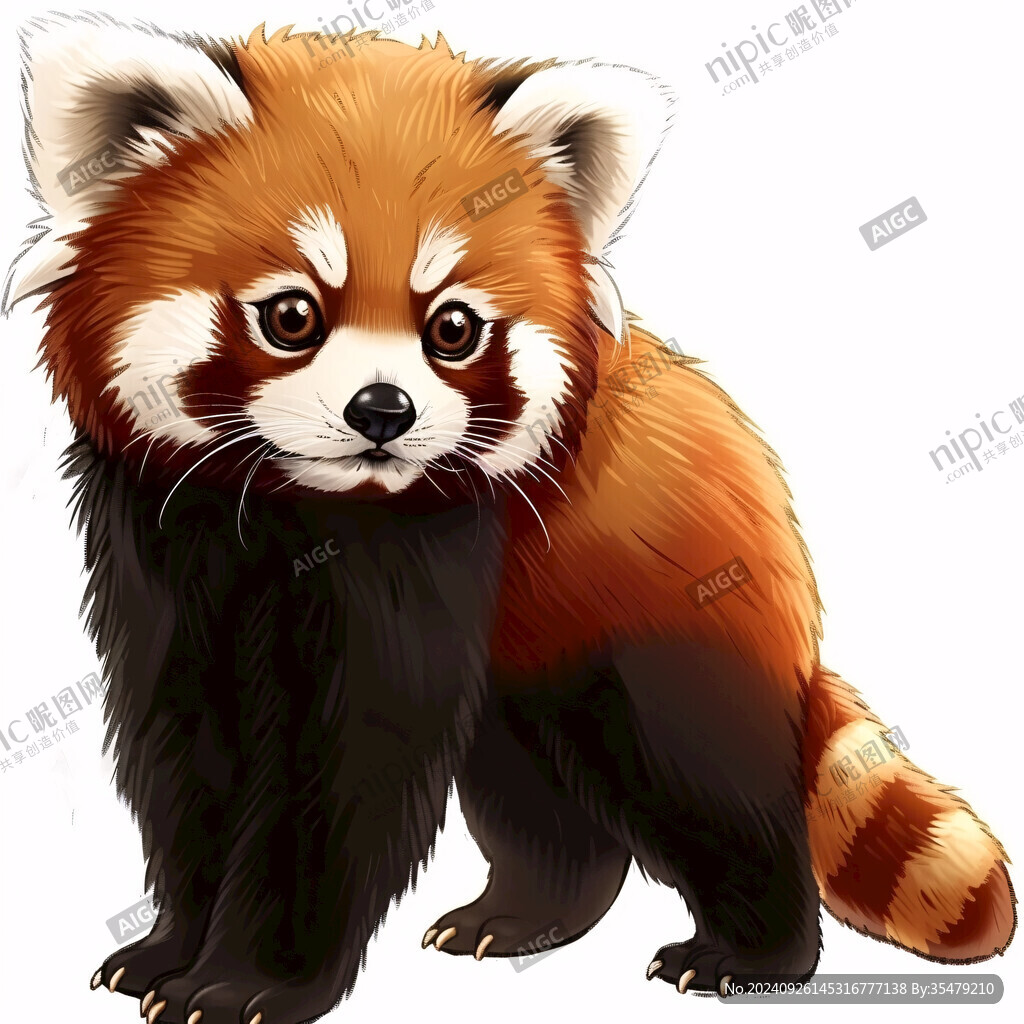 小熊猫小动物素材