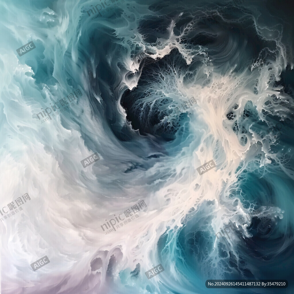 海洋流体画宇宙