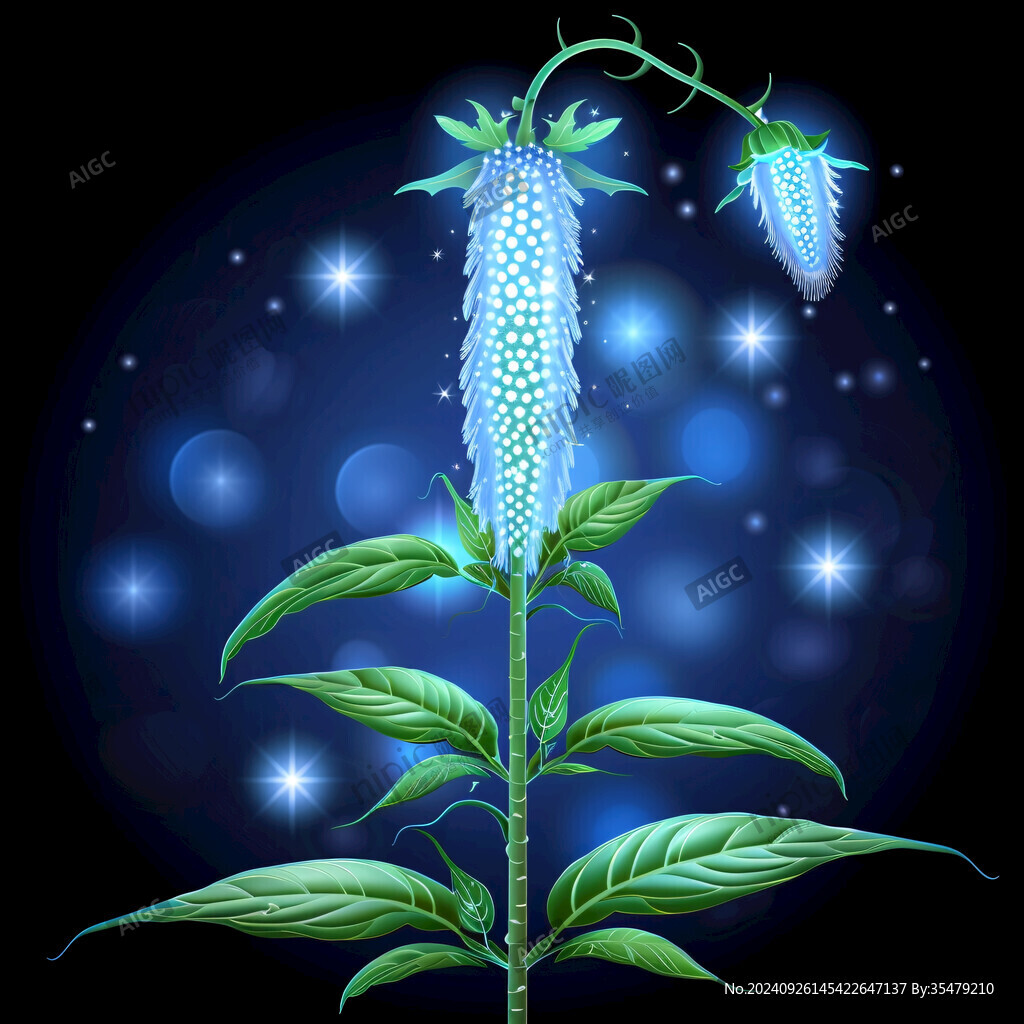 芝麻开花插画