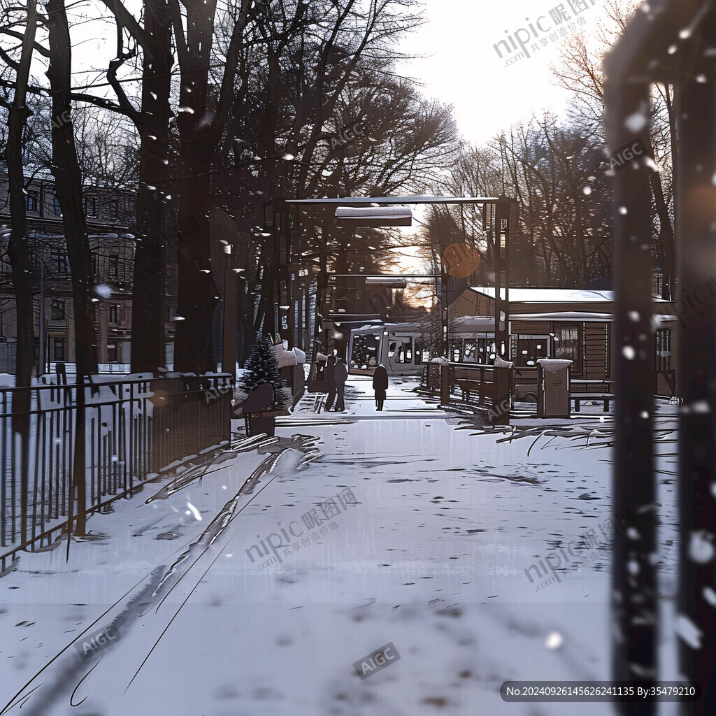 冬日雪景 静谧美好