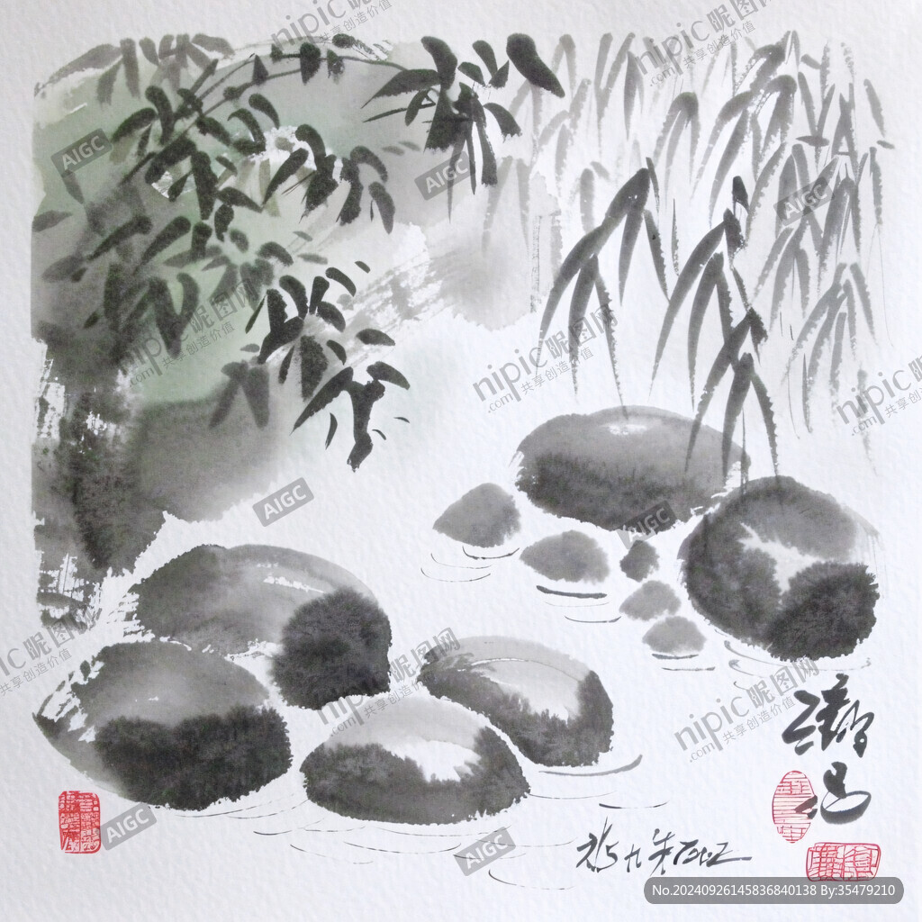 淡泊明志斗方