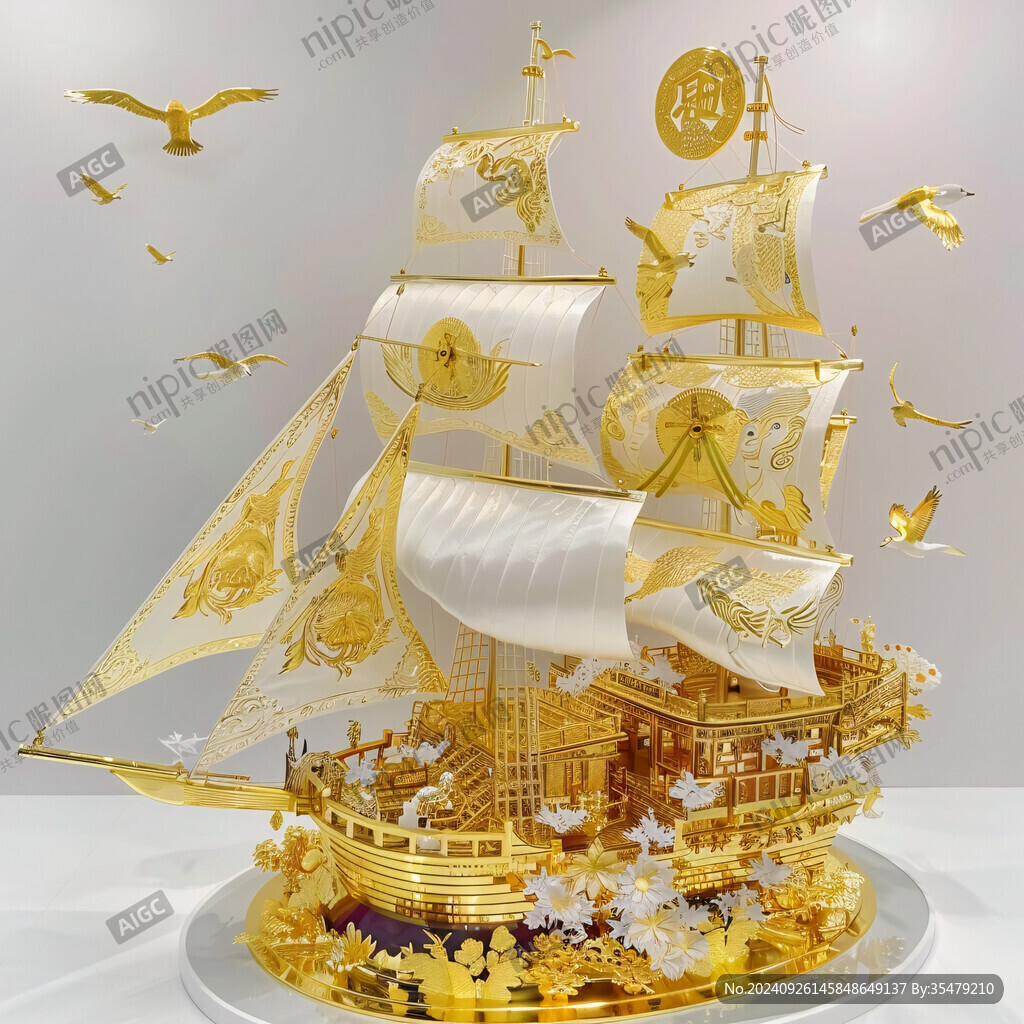 金船海浪财宝船