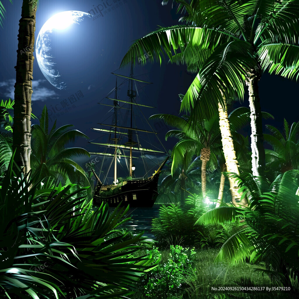月夜海盗船