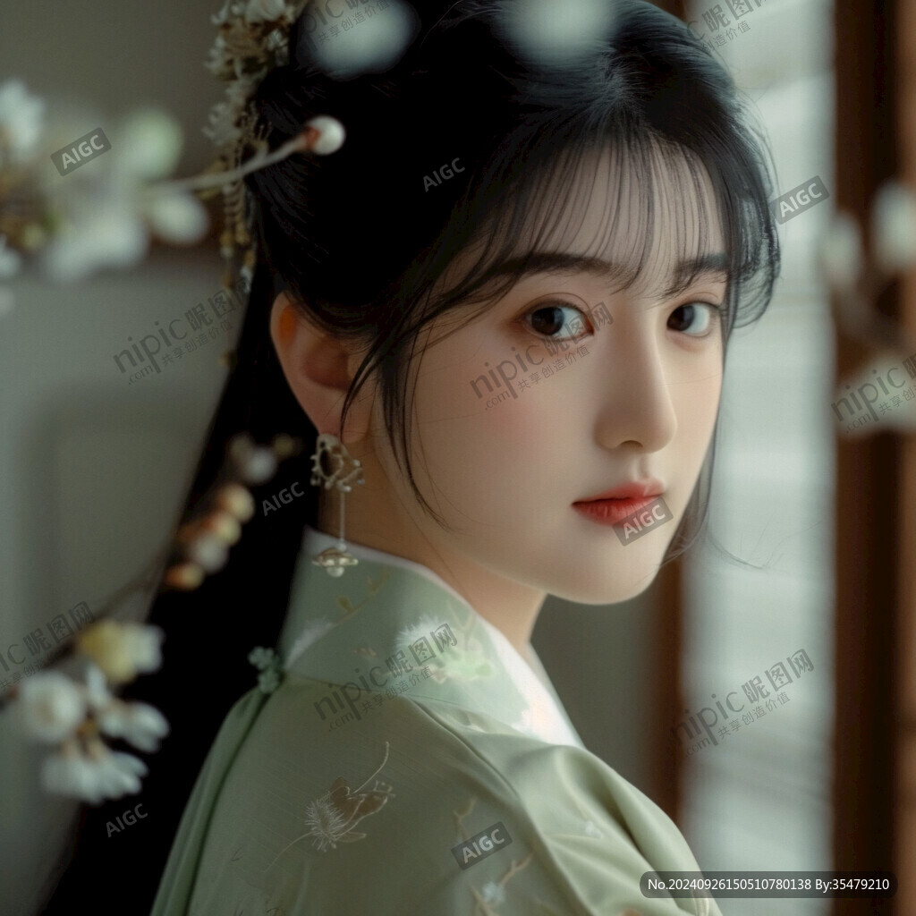 古装少女 清丽脱俗