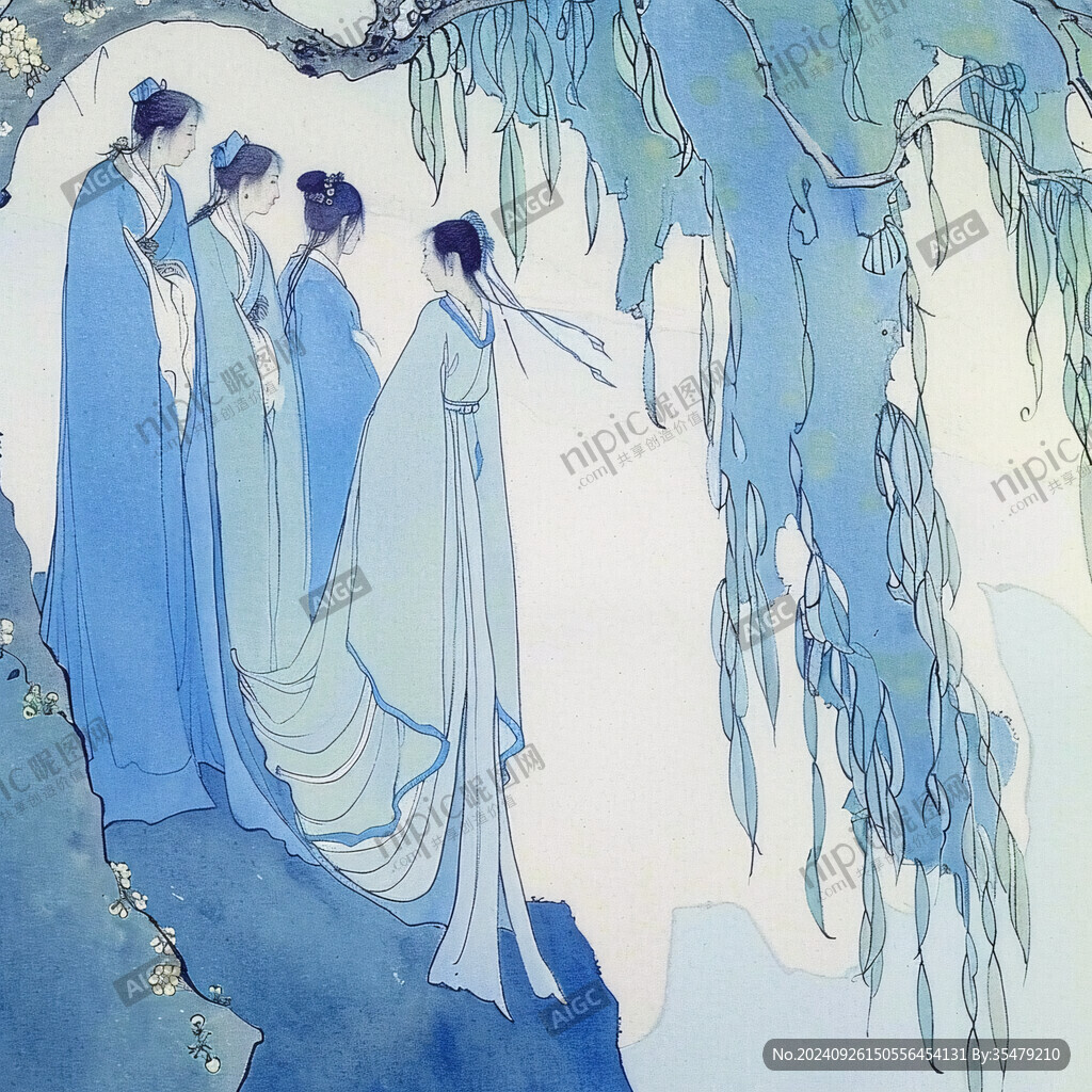 山间幽会 女子轻语