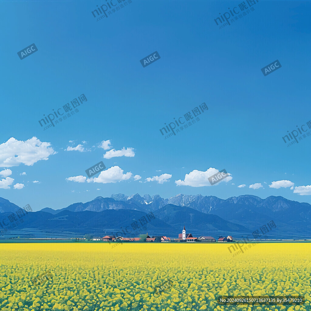 扁都口油菜花田