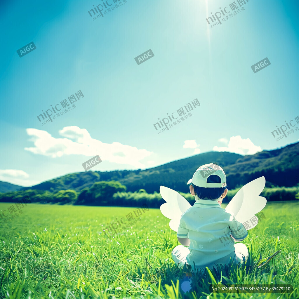 孩子 梦想的天空