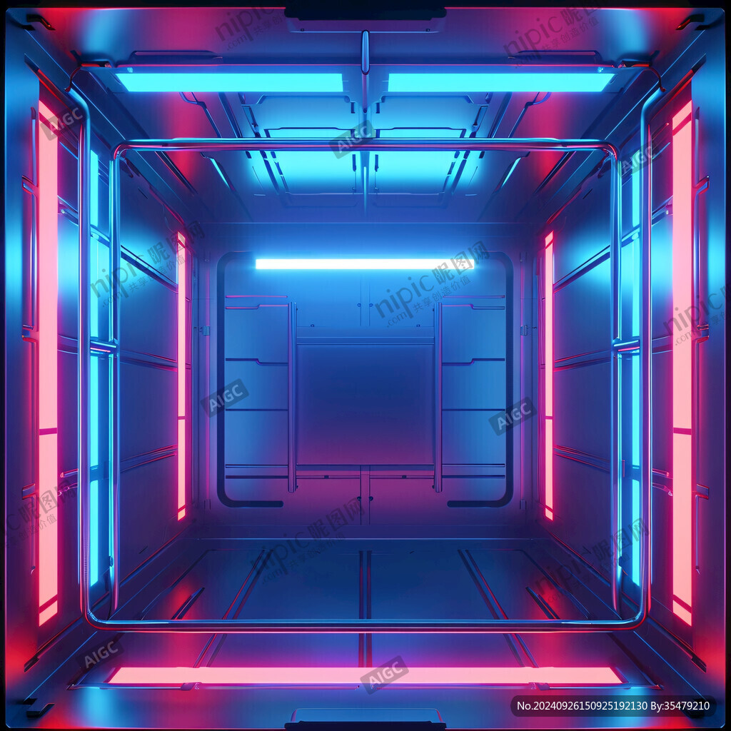 未来科技感空间