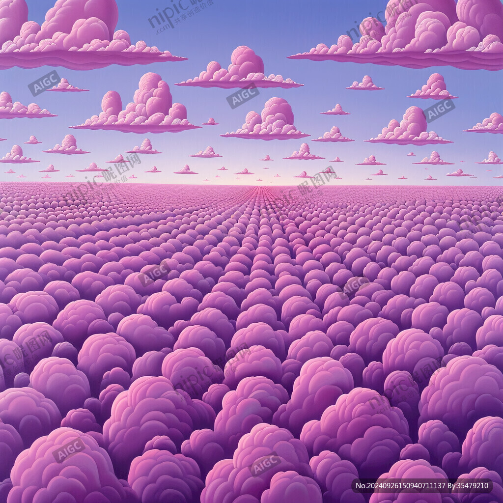 梦幻般的云海