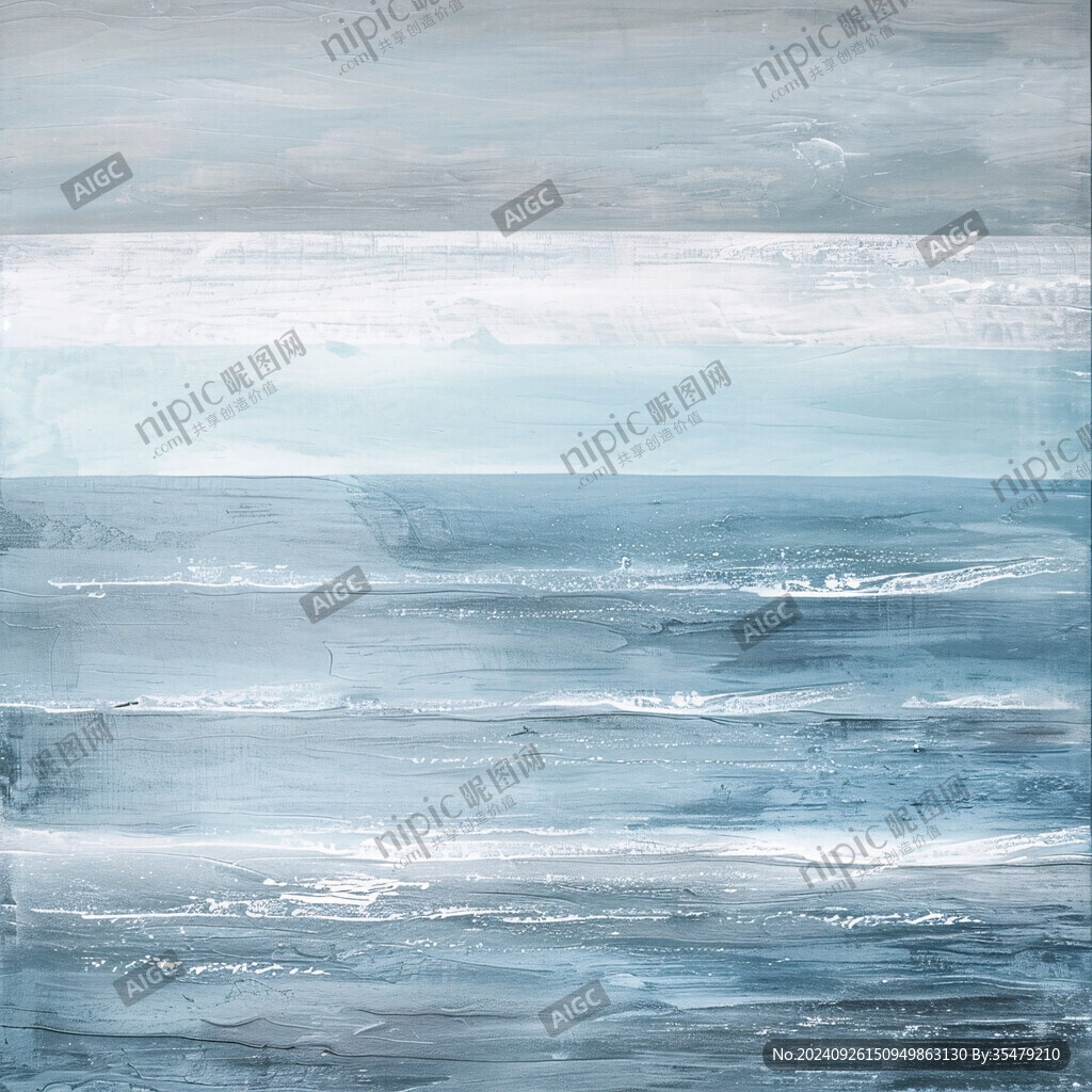 海平线上的静谧