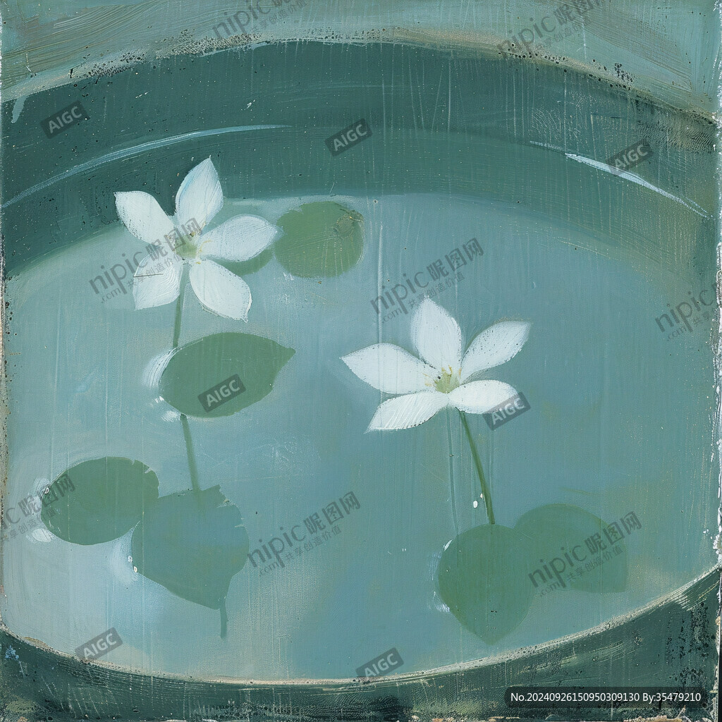 水中花影 清雅脱俗
