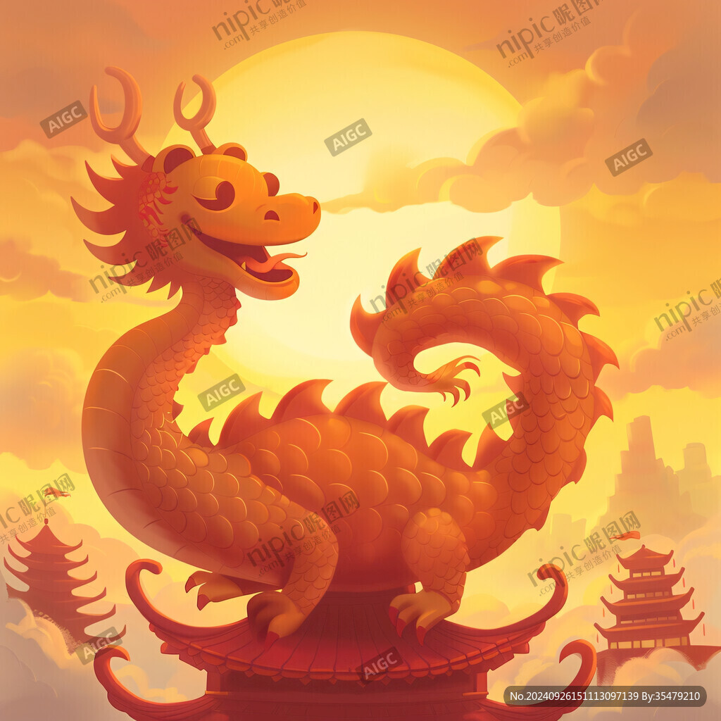 龙腾祥云 喜迎新年