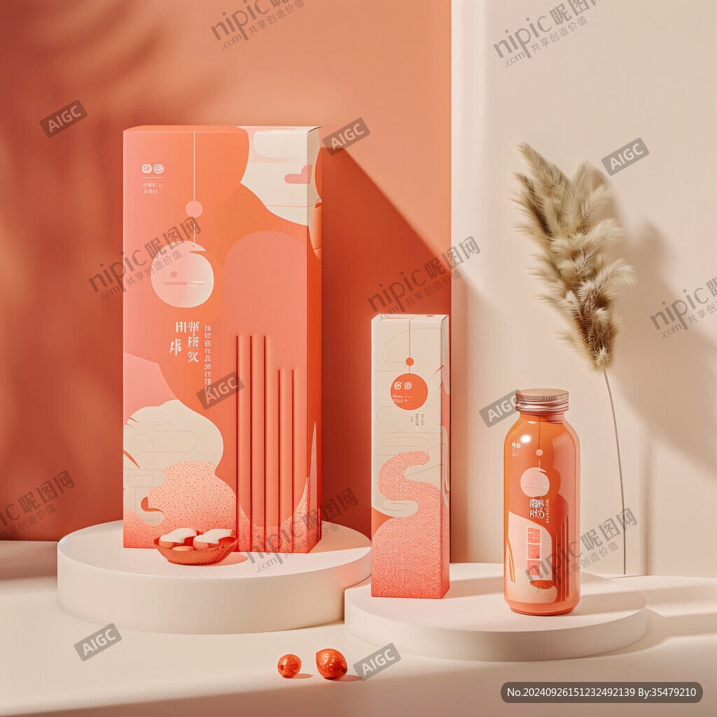桃子味饮品 夏日清爽解暑