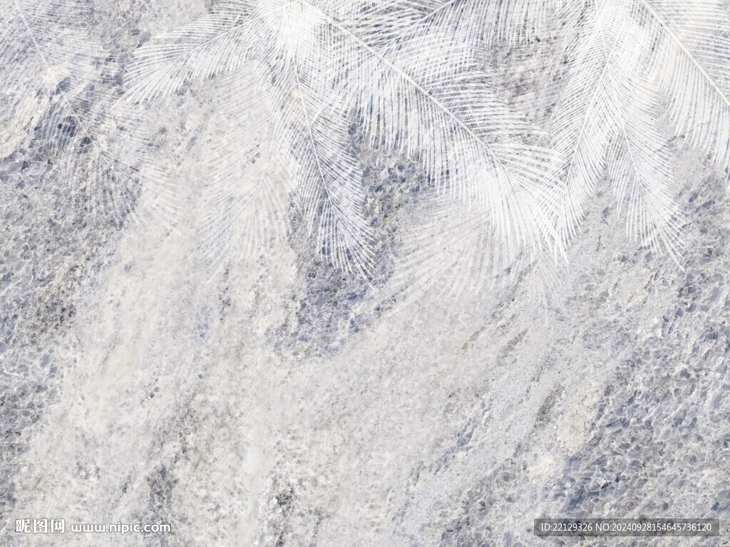 羽毛石材背景墙