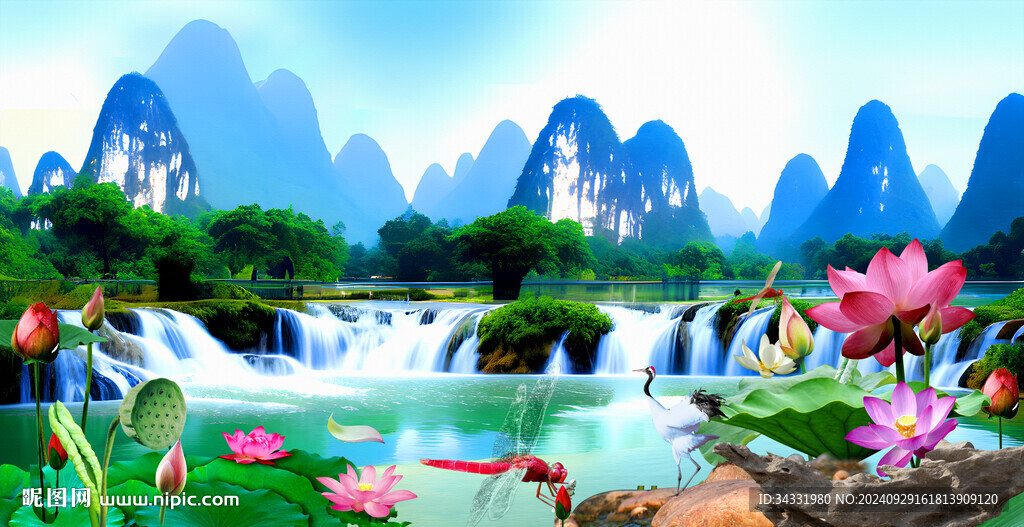 山水风景画
