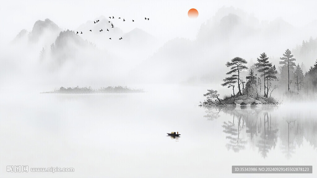 新中式水墨装饰画