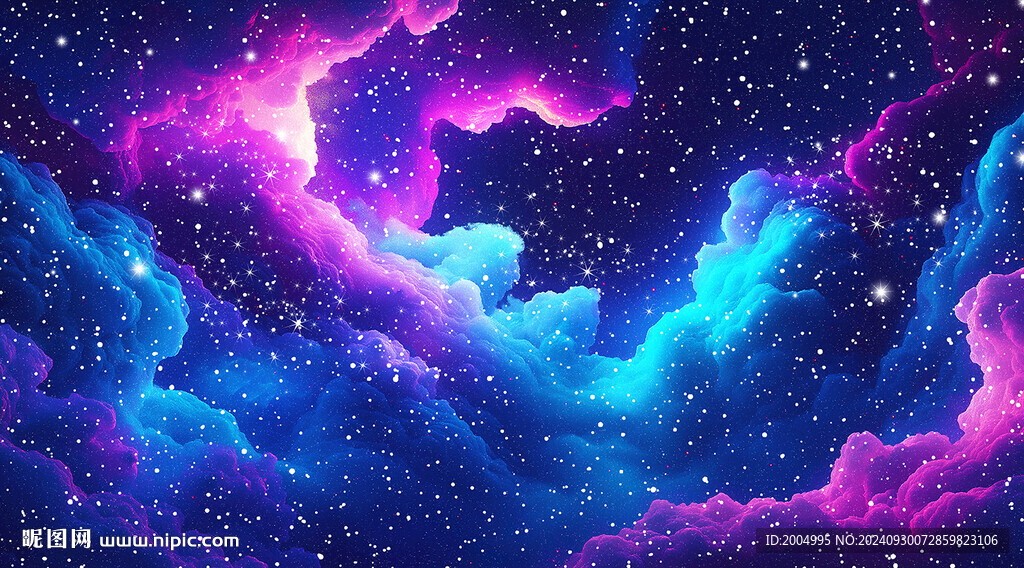 唯美星空星云