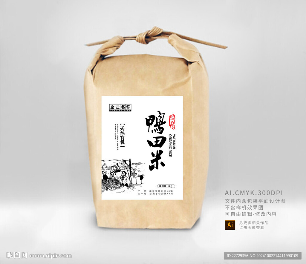 大米包装设计