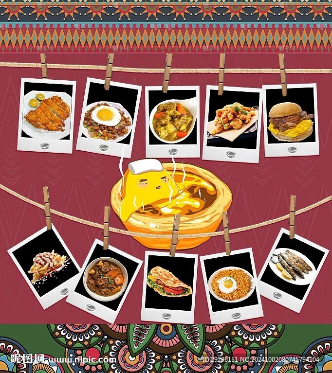餐品照片墙