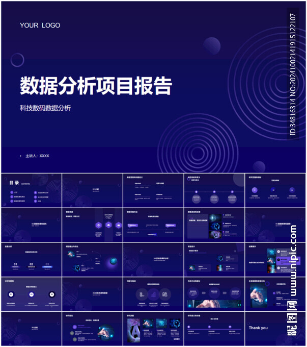 数据分析项目报告PPT
