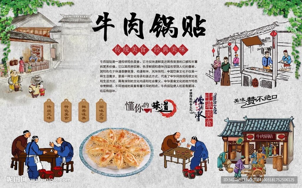 牛肉锅贴