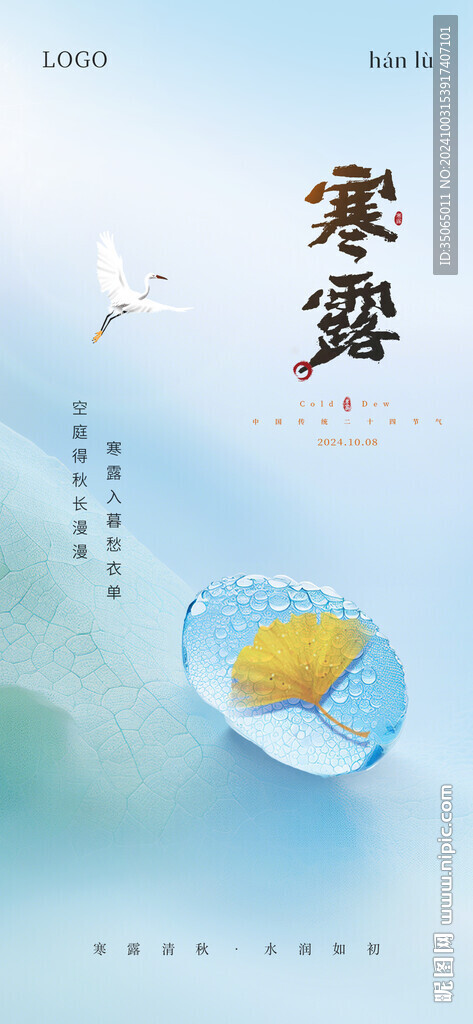 寒露节气海报