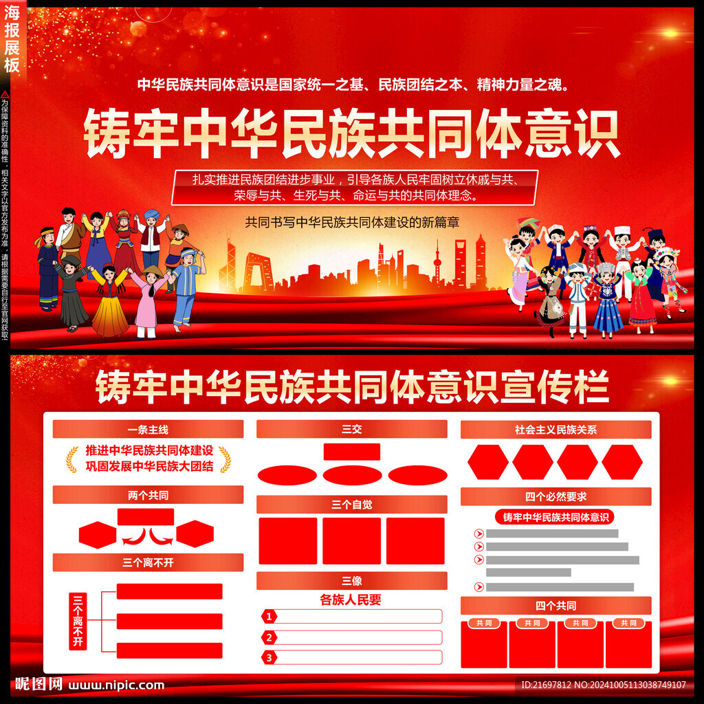 民族团结宣传栏