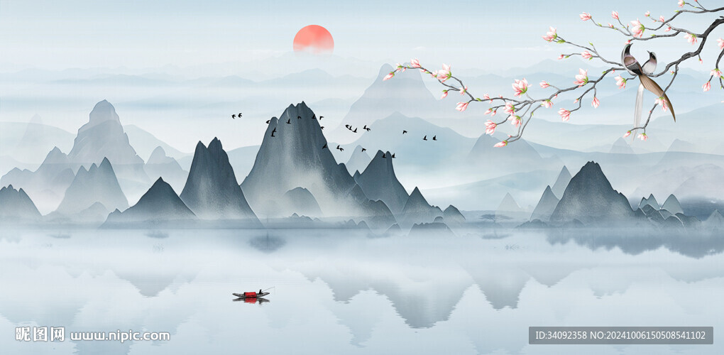 水墨已经山水画