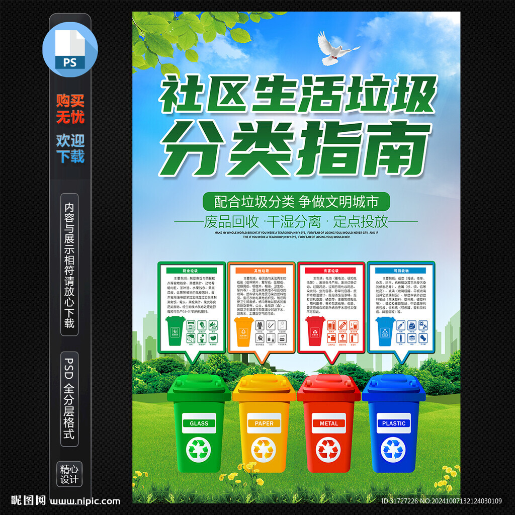 垃圾分类海报