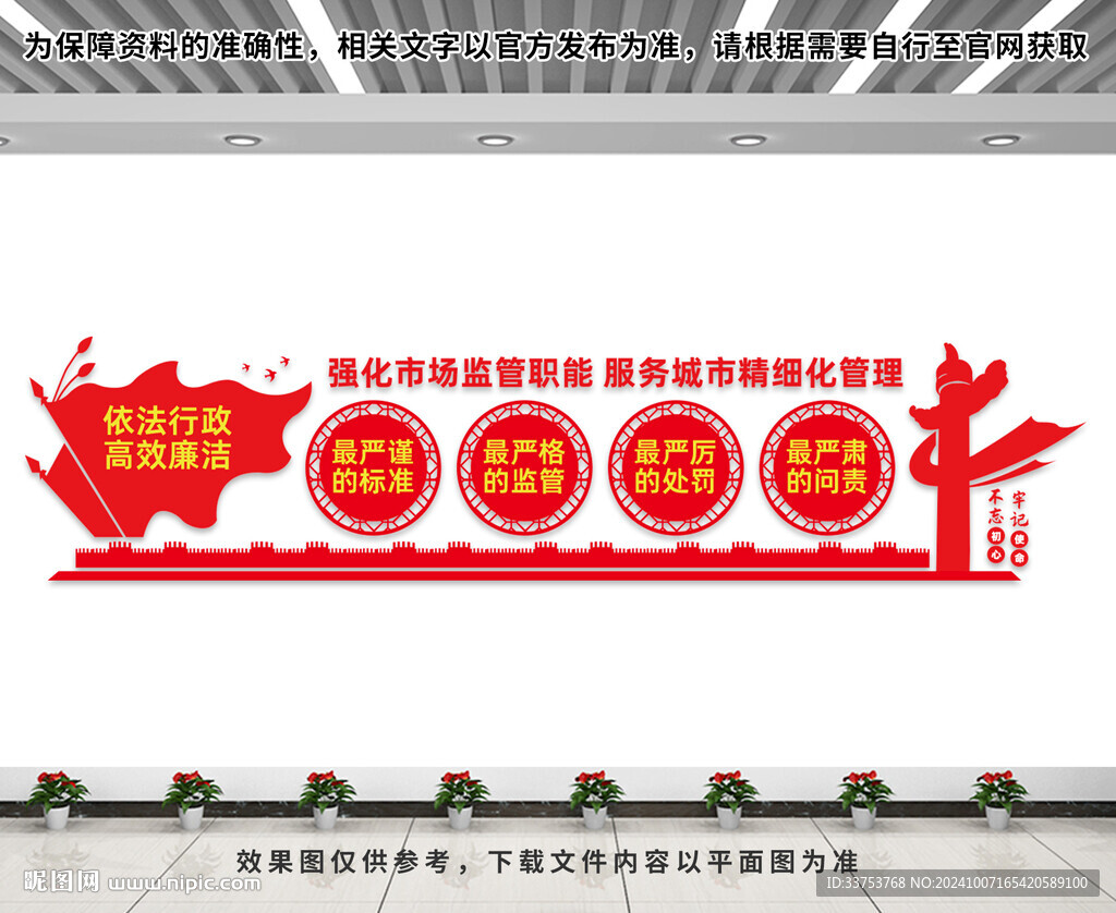 市场监督文化墙