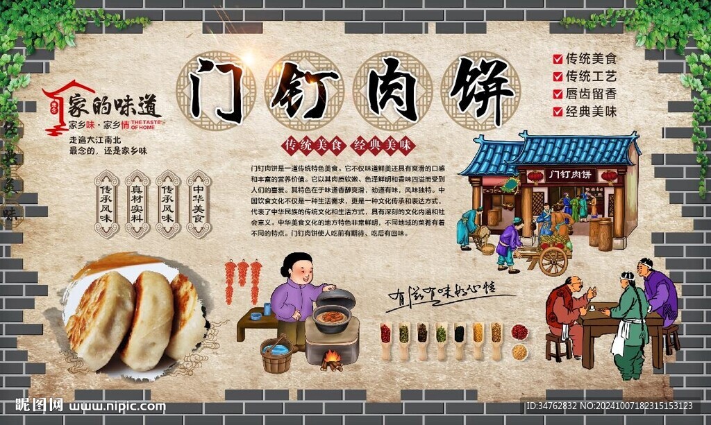 门钉肉饼