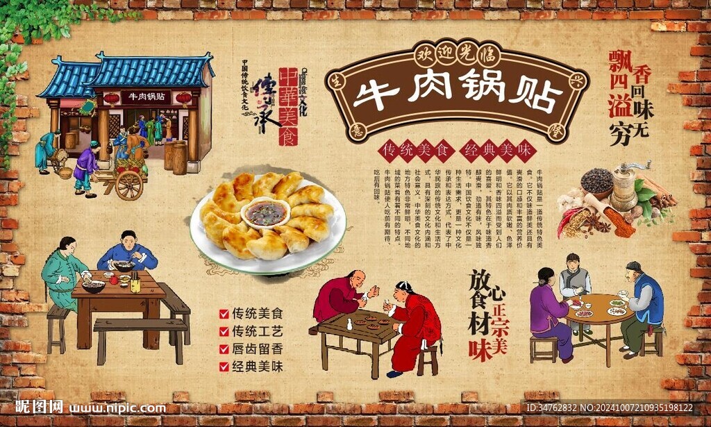 牛肉锅贴