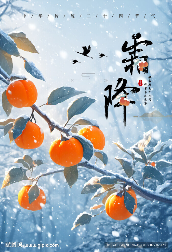 霜降海报