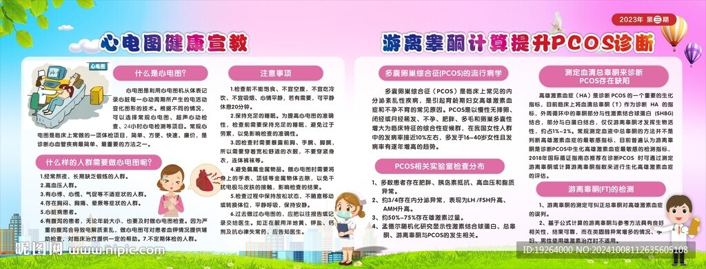 心电图 PCOS诊断宣传