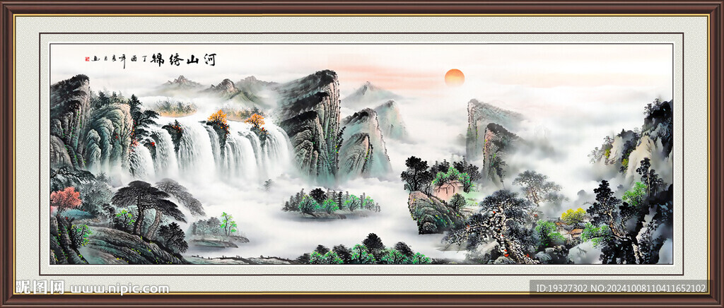 客厅中国画