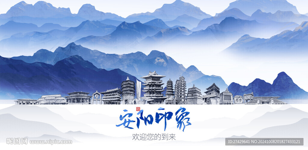 安阳城市旅游展板
