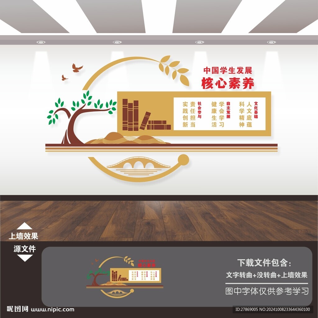 中国学生发展核心素养文化墙