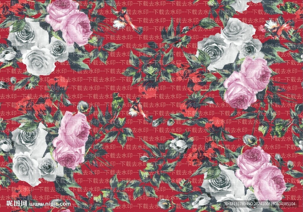 手绘花