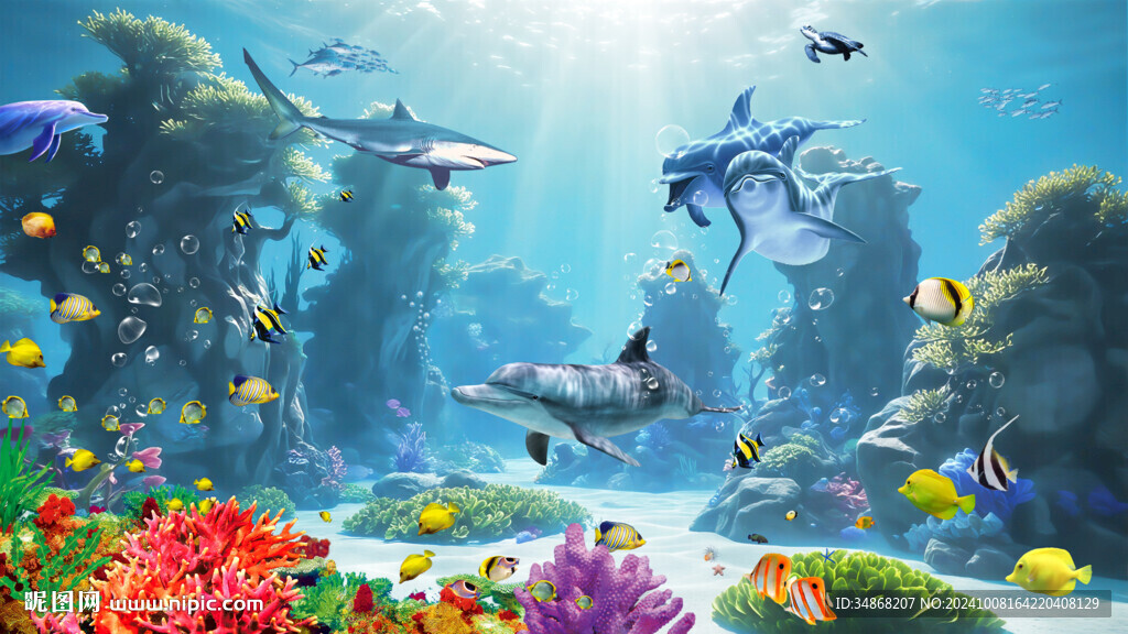  海底世界海报