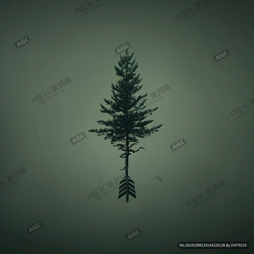 唯美杉树
