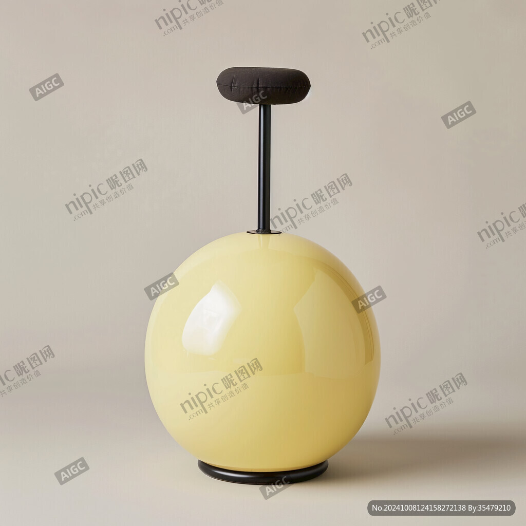 黄色金属小台灯