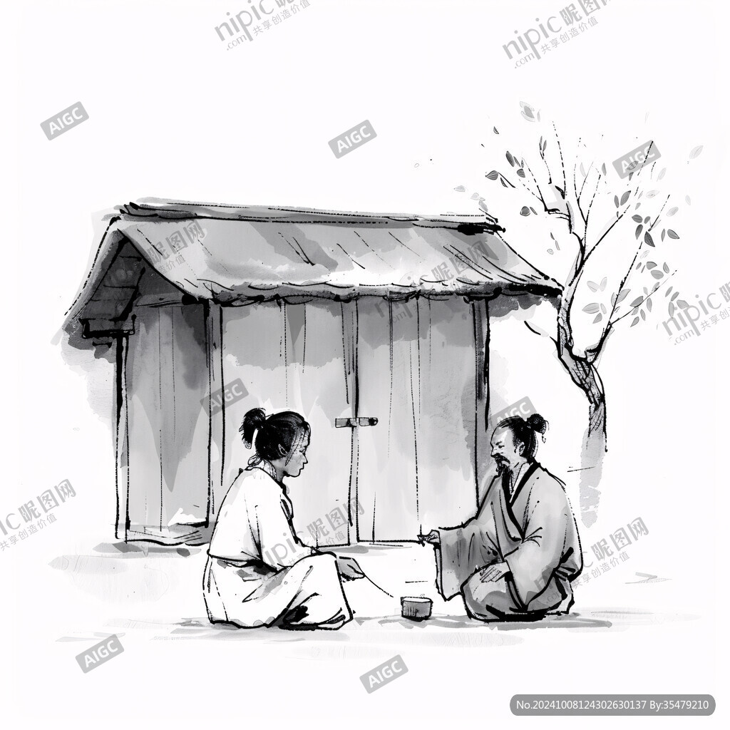 古代拜师场景