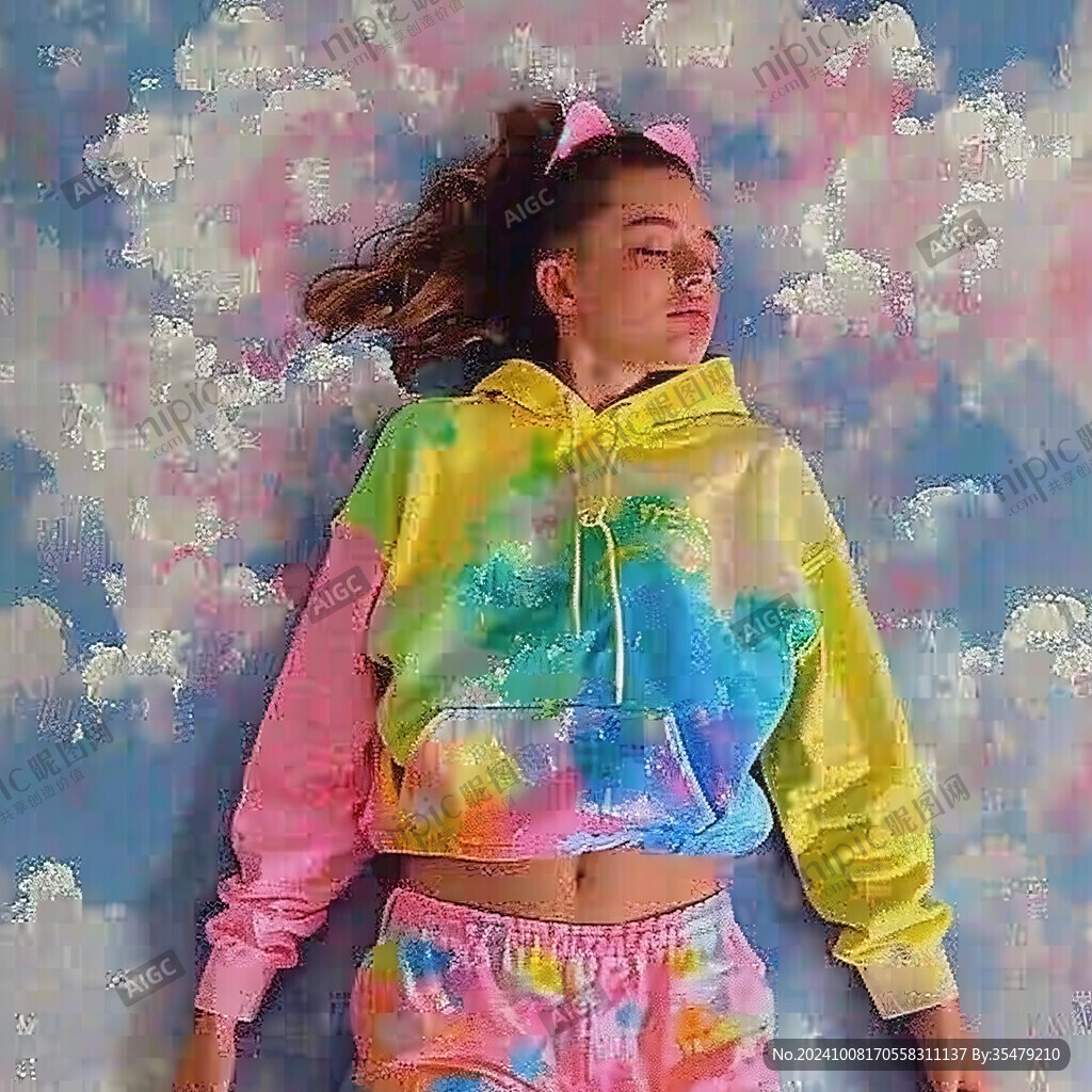 镭射效果印花
