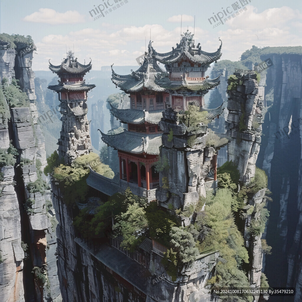 空中楼阁凌霄宝殿