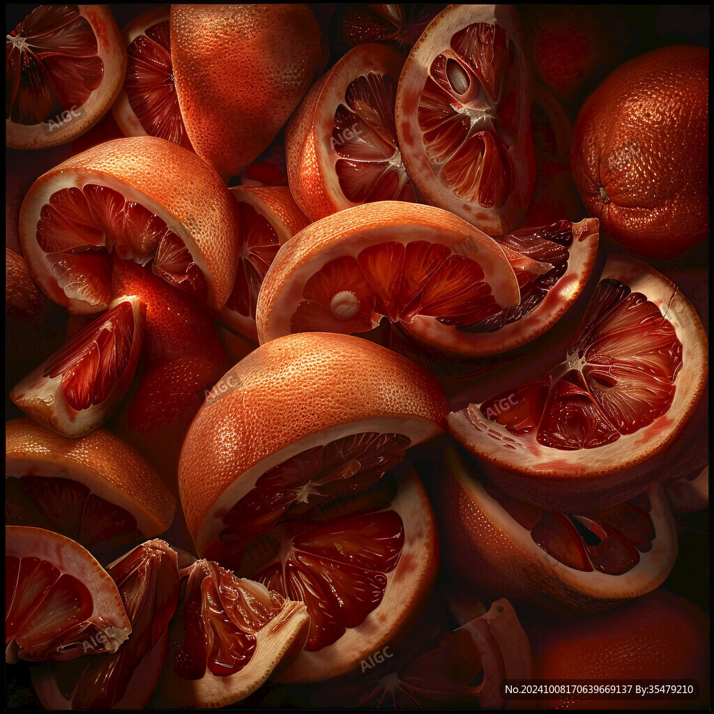 血橙包装插画