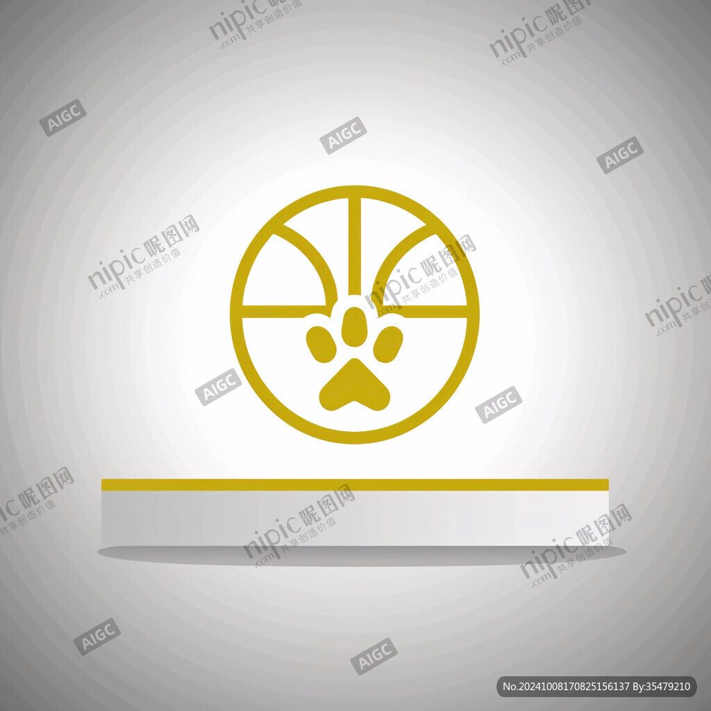 猫爪贴纸标签背景