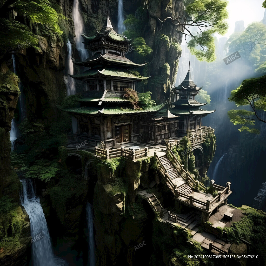 古风场景概念图