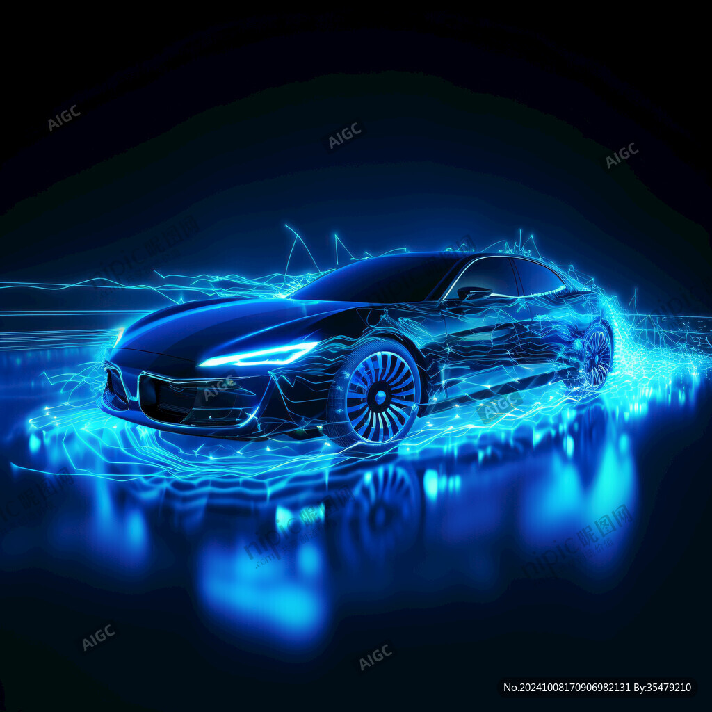 绚丽线条汽车