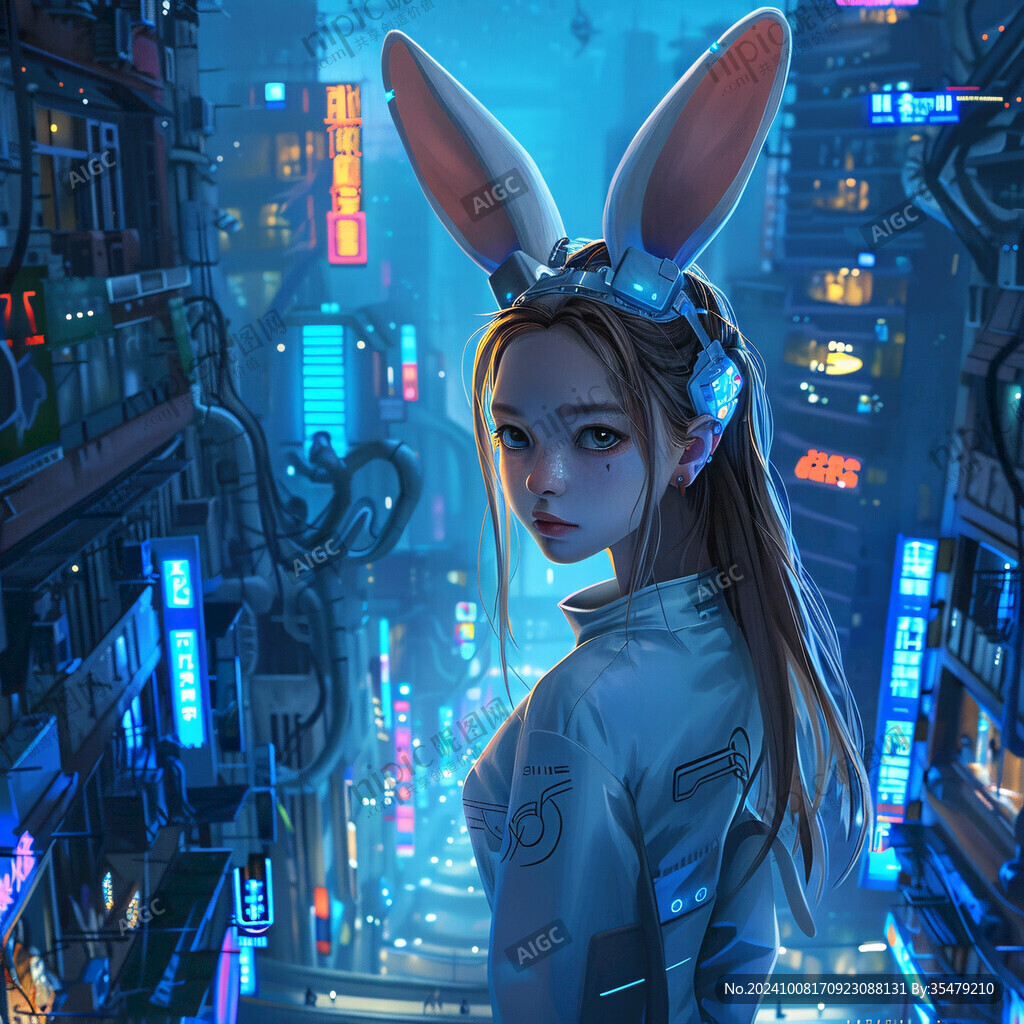 科技感兔子