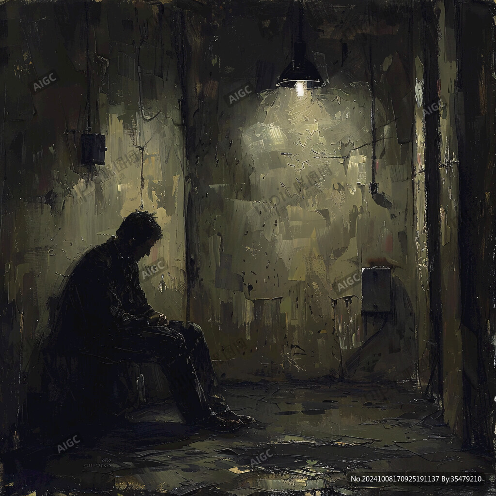 孤独的灵魂插画